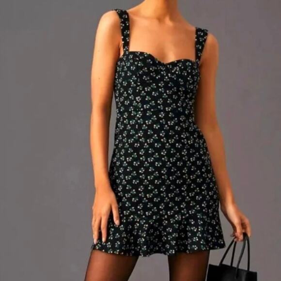 Anthropologie Dresses & Skirts - Anthropologie x Hutch Ditsy Floral Corset Mini Dress SZ S